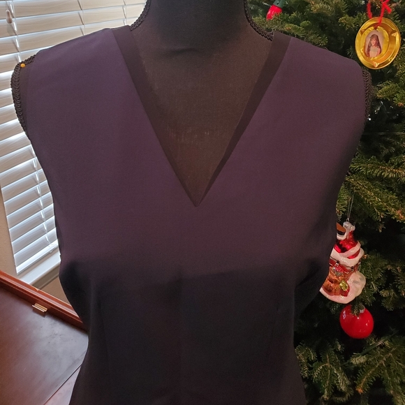 NWT ELIE TAHARI GWENETH SLEEVELESS SHEATH DRESS - Picture 6 of 7